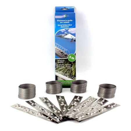 Ahuyentador Pájaros Acero Inoxidable 5 m de BigBuy Garden, Control de aves - Ref: S7901392, Precio: 18,76 €, Descuento: %