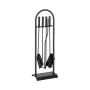 Utensilios para Chimenea EDM Negro Hierro Fundido 23 x 68,5 cm (4 Piezas) de EDM, Accesorios de chimenea - Ref: S7901402, Pre...