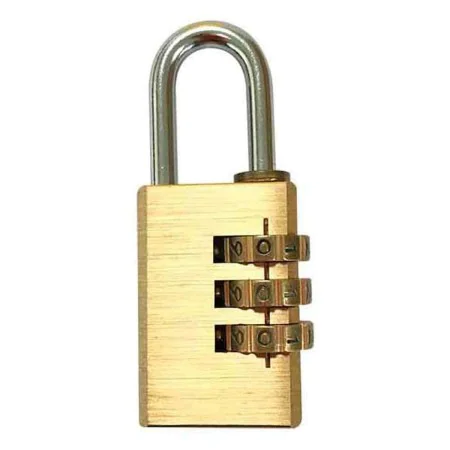 Serrure à combinaison EDM Laiton de EDM, Cadenas à combinaison - Réf : S7901481, Prix : 6,70 €, Remise : %