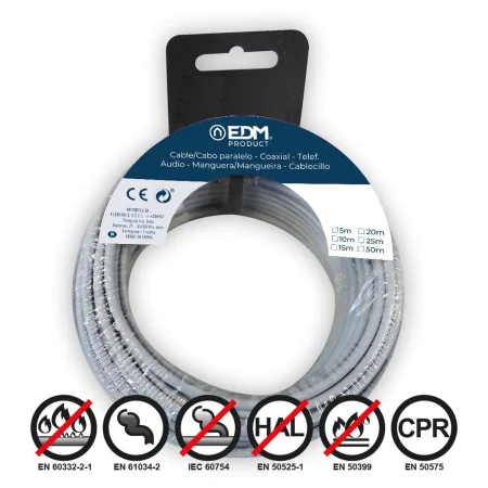 Cable EDM Grey 5 m by EDM, Electrical Wire - Ref: S7901662, Price: 7,13 €, Discount: %