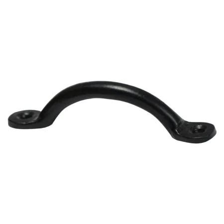 Tirador para puerta EDM Negro Acero 125 mm de EDM, Tiradores - Ref: S7901830, Precio: 4,11 €, Descuento: %