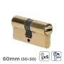 Security cylinder EDM R15 Long camlock Golden Brass 60 x 30 x 17 mm by EDM, Lock Cylinders - Ref: S7901918, Price: 10,60 €, D...