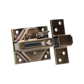 Cerrojo de seguridad EDM 73 x 136 mm Acero Bronce de EDM, Cerrojos y pestillos - Ref: S7901922, Precio: 22,54 €, Descuento: %