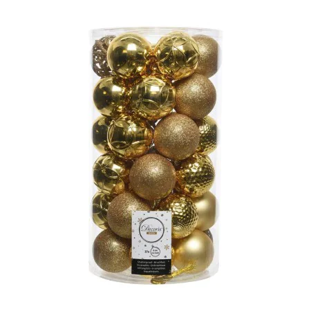 Boules de Noël Decoris 37 Pièces Or Doré Ø 6 cm de Decoris, Noël - Réf : S7902041, Prix : 17,07 €, Remise : %