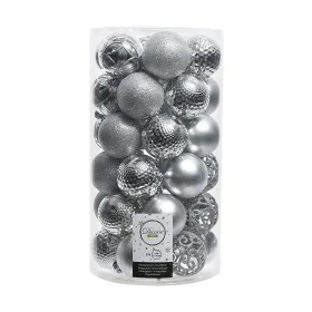 Bolas de Navidad Decoris 37 Piezas Plateado Plata Ø 6 cm de Decoris, Navidad - Ref: S7902042, Precio: 16,94 €, Descuento: %