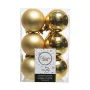 Boules de Noël Decoris 12 Unités Doré Plastique Ø 6 cm de Decoris, Noël - Réf : S7902043, Prix : 7,05 €, Remise : %