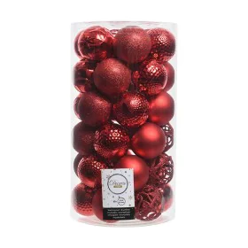 Bolas de Natal Decoris 37 Peças Vermelho Ø 6 cm de Decoris, Natal - Ref: S7902064, Preço: 16,94 €, Desconto: %