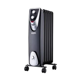 Radiateur EDM Black Edition Noir/Gris 1000 W de EDM, Radiateurs à halogènes - Réf : S7902071, Prix : 62,80 €, Remise : %