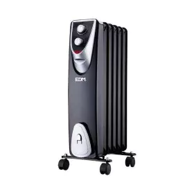 Radiador EDM Black Edition Preto/Cinzento 1000 W de EDM, Aquecedores e aquecedores halogéneos - Ref: S7902071, Preço: 62,80 €...