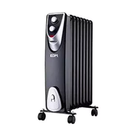 Radiador EDM Black Edition Negro/Gris 1500 W de EDM, Calefactores y radiadores halógenos - Ref: S7902072, Precio: 71,34 €, De...