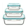 Set of 3 lunch boxes 5five Crystal by 5five, Food storage - Ref: S7902118, Price: 22,40 €, Discount: %