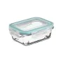 Boîte à lunch 5five Bleu Transparent Verre 800 ml 18,5 x 12,5 x 6 cm Rectangulaire de 5five, Stockage des aliments - Réf : S7...