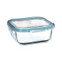 Boîte à lunch 5five 18,20 x 18,20 x 7,4 cm 1,18 L Verre Bleu Multicouleur de 5five, Stockage des aliments - Réf : S7902126, P...