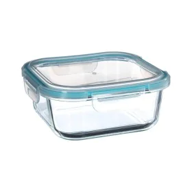 Lunch box 5five 18,20 x 18,20 x 7,4 cm 1,18 L Crystal Blue Multicolour by 5five, Food storage - Ref: S7902126, Price: 10,56 €...