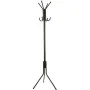 Coat rack 8 Hangers Black Aluminium (172 x 48 cm) by BigBuy Home, Coat Racks - Ref: S7902133, Price: 19,21 €, Discount: %