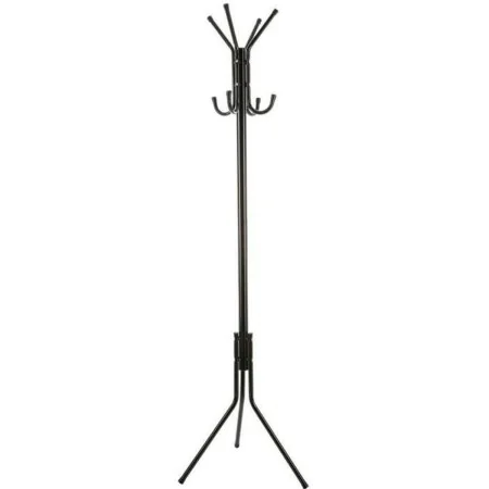 Coat rack 8 Hangers Black Aluminium (172 x 48 cm) by BigBuy Home, Coat Racks - Ref: S7902133, Price: 19,21 €, Discount: %