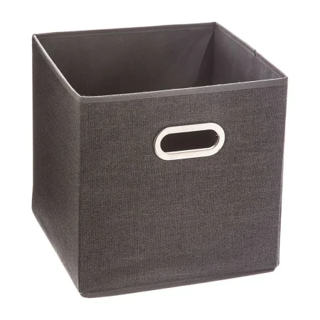 Caixa Multiusos 5five Tecido Cinzento escuro (31 x 31 x 31 cm) de 5five, Caixas e baús de arrumação - Ref: S7902136, Preço: 7...