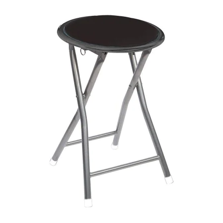 Stool Atmosphera Foldable Black 30 x 30 x 45 cm by Atmosphera, Barstools - Ref: S7902139, Price: 13,72 €, Discount: %