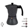 Cafetera Italiana EDM Negro Aluminio 9 Tazas Inducción de EDM, Cafeteras italianas - Ref: S7902339, Precio: 32,11 €, Descuent...