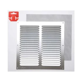 Grille Fepre Mosquito net Aluminium Chromed (25 x 25 cm) by Fepre, Registers, Grilles & Vents - Ref: S7902395, Price: 6,09 €,...