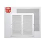 Grille Fepre Moustiquaire Laqué Aluminium Blanc (25 x 25 cm) de Fepre, Registres, grilles et bouches d'aération - Réf : S7902...