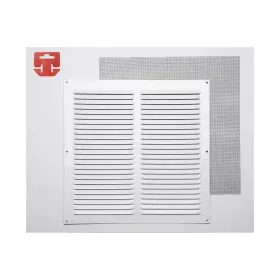 Grille Fepre Mosquito net Lacquered Aluminium White (30 x 30 cm) by Fepre, Registers, Grilles & Vents - Ref: S7902404, Price:...