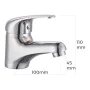 Mitigeur EDM Acier inoxydable de EDM, Robinets de lavabo - Réf : S7902435, Prix : 30,56 €, Remise : %