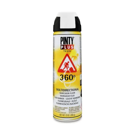 Pintura en spray Pintyplus Tech T101 360º Blanco 500 ml de Pintyplus, Sprays de pintura - Ref: S7902576, Precio: 6,91 €, Desc...