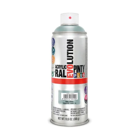 Pintura en spray Pintyplus Evolution RAL 7042 400 ml Traffic Grey de Pintyplus, Sprays de pintura - Ref: S7902591, Precio: 6,...