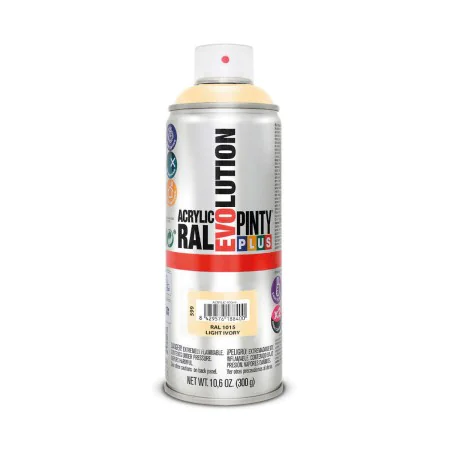 Sprühfarbe Pintyplus Evolution RAL 1015 400 ml Light Ivory von Pintyplus, Sprayfarben - Ref: S7902618, Preis: 6,20 €, Rabatt: %