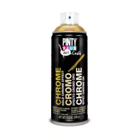 Spray paint Pintyplus Art & Craft C151 Chrome 400 ml Golden by Pintyplus, Spray Paint - Ref: S7902626, Price: 11,77 €, Discou...