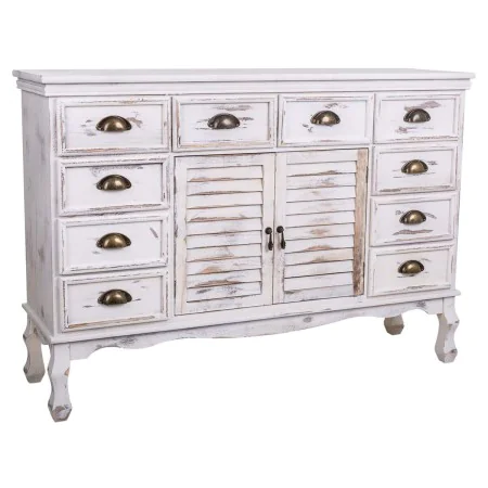 Credenza Alexandra House Living Bianco Legno di paulownia 33 x 78 x 113 cm di Alexandra House Living, Credenze e buffet - Rif...