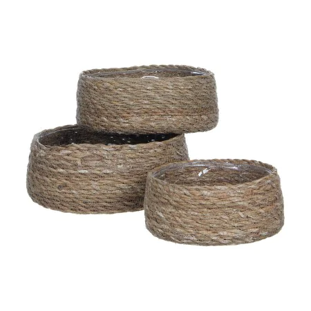 Basket Mica Decorations Set Brown wicker by Mica Decorations, Storage baskets - Ref: S7902752, Price: 22,63 €, Discount: %