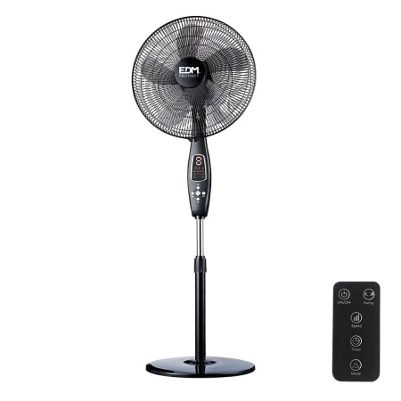 Ventilatore a Piantana EDM Nero 60 W di EDM, Ventilatori a piantana - Rif: S7902771, Prezzo: 56,64 €, Sconto: %