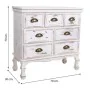 Cassettiera Alexandra House Living Bianco Legno di paulownia 30 x 70 x 70 cm di Alexandra House Living, Comò e cassettiere - ...