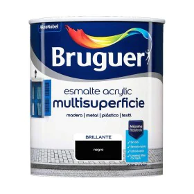 Peinture acrylique Bruguer Noir (750 ml) de Bruguer, Peintures au latex - Réf : S7902832, Prix : 22,09 €, Remise : %