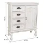 Hall Table with Drawers Alexandra House Living White Paolownia wood 30 x 80 x 65 cm by Alexandra House Living, Tables - Ref: ...