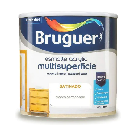 Pintura acrílica Bruguer Esmalte acrílico (250 ml) de Bruguer, Pinturas acrílicas - Ref: S7902843, Precio: 10,96 €, Descuento: %