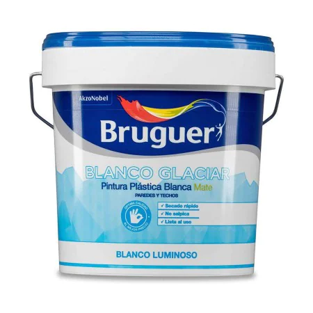 Pittura Bruguer 5208049 Bianco 4 L di Bruguer, Pittura per pareti - Rif: S7902855, Prezzo: 15,68 €, Sconto: %