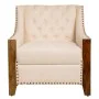 Armchair Alexandra House Living Beige 80 x 80 x 72 cm Upholstery by Alexandra House Living, Chairs - Ref: D1630457, Price: 48...