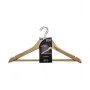 Set of Clothes Hangers 5five Brown Beige Natural Wood 44 x 23 cm (4 Units) by 5five, Hangers - Ref: S7903013, Price: 7,45 €, ...