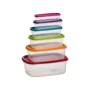 Set of 6 lunch boxes 5five polypropylene by 5five, Food storage - Ref: S7903228, Price: 9,60 €, Discount: %