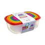 Set of 6 lunch boxes 5five polypropylene by 5five, Food storage - Ref: S7903228, Price: 9,60 €, Discount: %