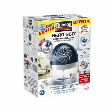 Desumidificador Rubson Aero 360 Recarregável Sem cabos 450 g de Rubson, Desumidificadores - Ref: S7903282, Preço: 18,32 €, De...