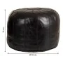 Pouffe Alexandra House Living Black Leather 48 x 35 x 48 cm by Alexandra House Living, Bean Bags - Ref: D1630466, Price: 140,...