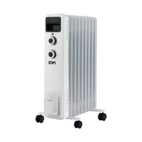 Oil-filled Radiator (9 chamber) EDM 07124 White 2000 W by EDM, Oil Filled Radiators - Ref: S7903457, Price: 77,71 €, Discount: %