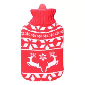 Hot Water Bottle EDM Rojo/Blanco 2 L by EDM, Hot and cold treatments - Ref: S7903460, Price: 10,15 €, Discount: %