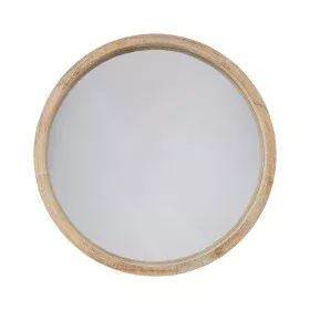 Miroir mural Atmosphera Rond Naturel (Ø 50 cm) de Atmosphera, Miroirs muraux - Réf : S7903482, Prix : 58,82 €, Remise : %