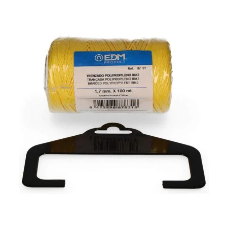 écheveau tressé EDM Jaune polypropylène de EDM, Canettes - Réf : S7903556, Prix : 4,99 €, Remise : %