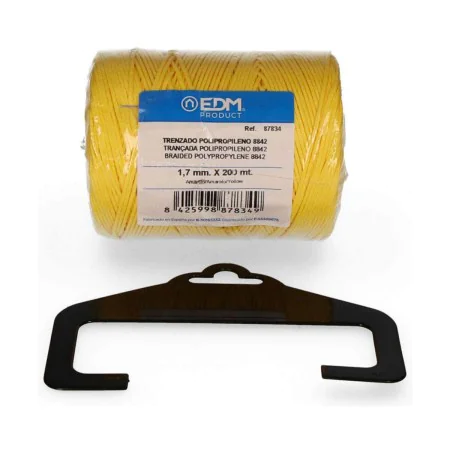 écheveau tressé EDM Jaune polypropylène de EDM, Canettes - Réf : S7903559, Prix : 7,60 €, Remise : %